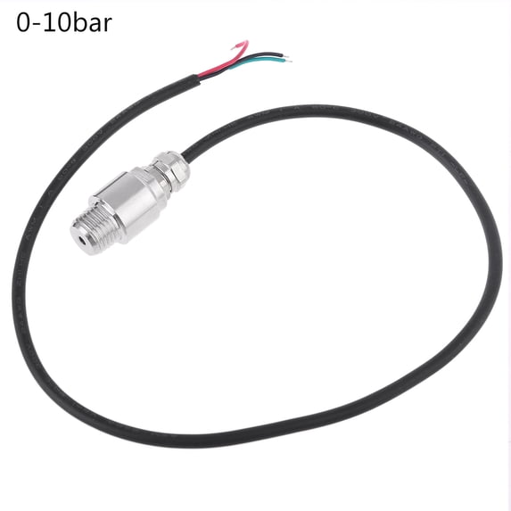 1/4" Pressure Transducer with Long Cable Accuracy Analog Output Signal Fitting for Water Gas Oil Durable