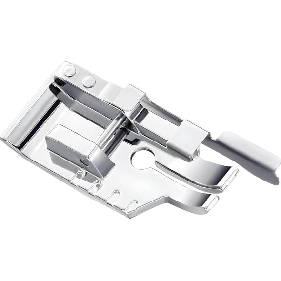 1/4 (Quarter Inch) Quilting Sewing Machine Presser Foot with Edge Guide - Fits All Low Shank Snap-on Singer, Brother, Babylock, Husqvarna Viking (Husky Series), Euro-pro and More!
