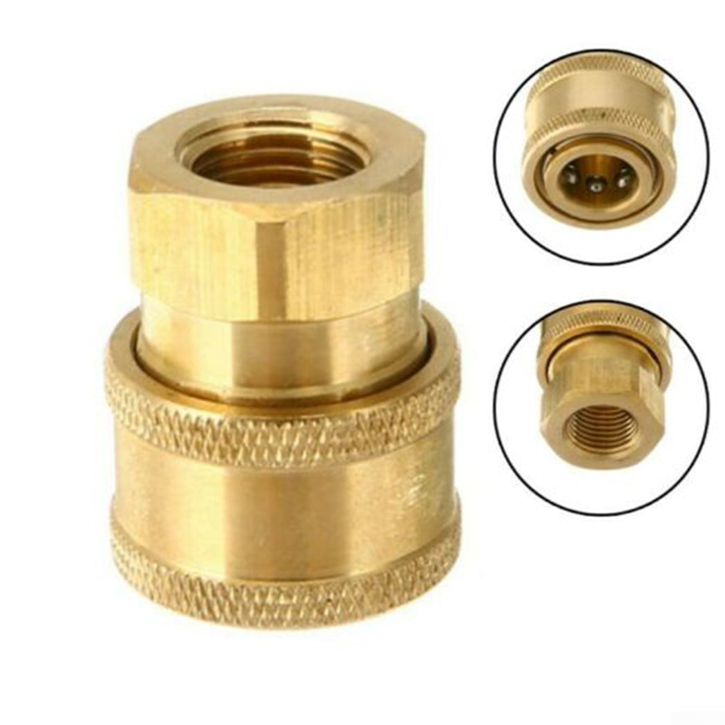 1/4\'\' Quick Release Pressure Washer Hose Adaptor Connector Plug To