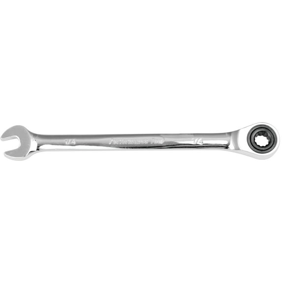 Performance Tool W30250 Professional Chrome Vanadium SAE 1/4-Inch Ratcheting Wrench
