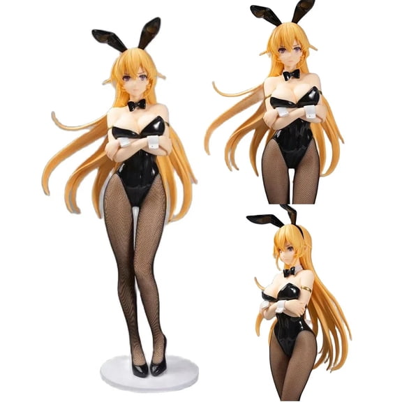 1/4 Scale Erina Nakiri Bunny Version Anime Figure18in Large Size PVC Collectible Statue for Anime Fans & Desk Display