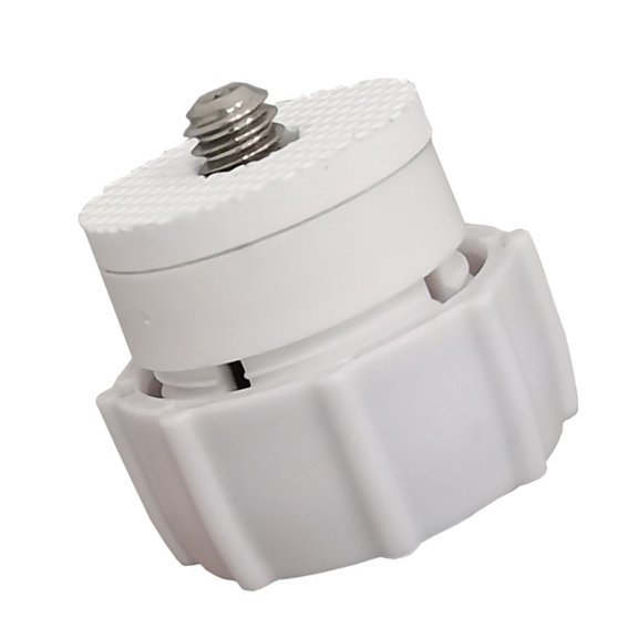 1/4" Screw Thread to 17mm Head Brackets Connector, Head Brackets Adapter Camera Mounts Connector