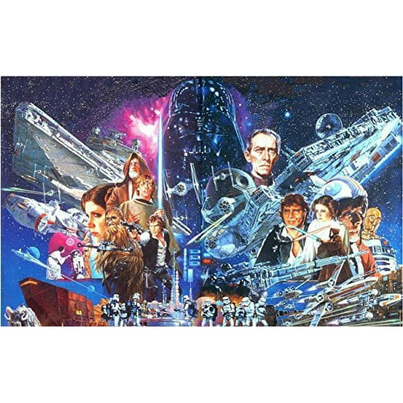 1/4 Sheet Star Wars Characters Edible Frosting Cake Topper- 75638*