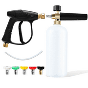 1/4" Snow Foam Soap Lance Cannon Pressure Jet Bottle Spray Washer Gun Car Washer