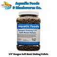 thumbnail image 1 of 1/4" Soft Moist Sinking Rangen Salmon Pellets for Adult Axolotls, Shrimp, Snails, Crabs, Small Amphibians, Bottom Tropical Fish ...2-lb Med Jar, 1 of 4