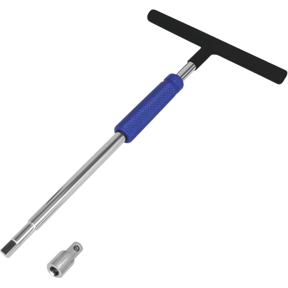 1/4" Spinner T-Handle Wrench,1/4-Inch Drive T Handle Socket Driver,10.5 T-Handle Wrench with 1/4" to 3/8" Adaptors for Socket Driver Motorcycle Tool Accessories