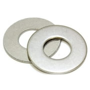 1/4" Stainless Flat Washer, 5/8" Outside Diameter (100 Pack)- Choose Size, by Bolt Dropper, 18-8 (304) Stainless Steel