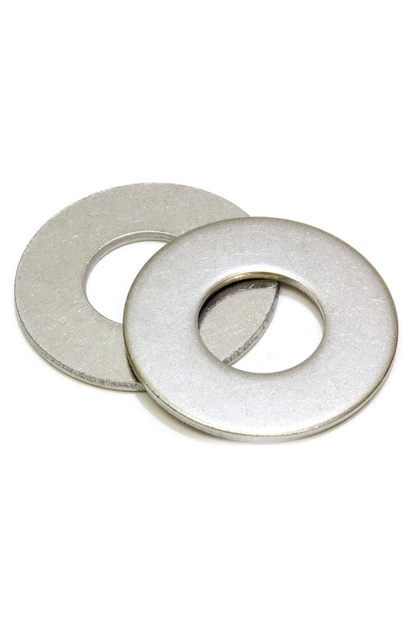 1/4" Stainless Flat Washer, 5/8" Outside Diameter (100 Pack)- Choose Size, by Bolt Dropper, 18-8 (304) Stainless Steel