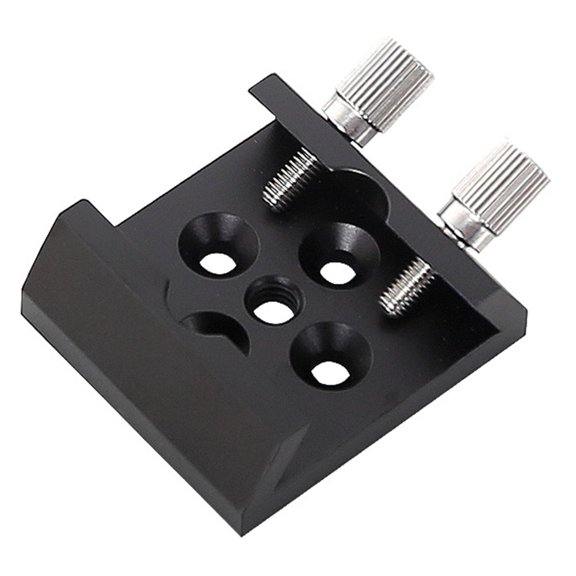 1/4 Thread Dovetail Base for Finder Scope Mount Bracket Dovetail Slot Plate Black
