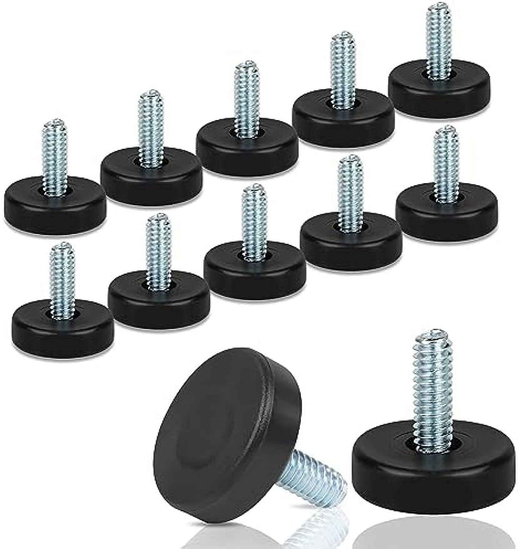1/4" Thread Furniture Feet Levelers, 12 PCS Adjustable Furniture Feet