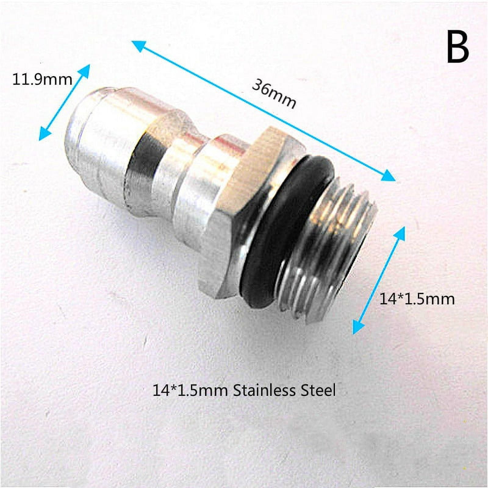 1/4" Thread High Pressure Water Gun Connector Hose Quick Adapter Pipe Joint Hose Coupling Garden Irrigation Watering Fittings