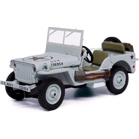 1/4-Ton WILLYS JEEP 1/43 Die Cast Model - U.S. Navy MILITARIA DIECAST (24217-44) 1:43 scale