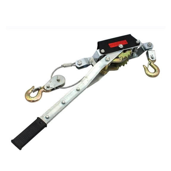 1-4 Ton Wire Hand Power Puller Tighten Tool Steel Cable Gear Winch Puller Mini Tightener Double Hook Lifting Tools