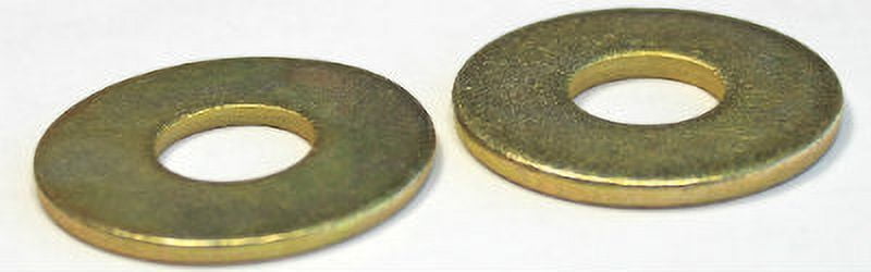 1/4" USS Flat Washers / Steel / Zinc Yellow - 25 Lb. Carton