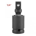 thumbnail image 1 of 1/4" Universal Pneumatic Swivel Joint Air Impact Wobble Socket Adapter Hand Tool, 1 of 8