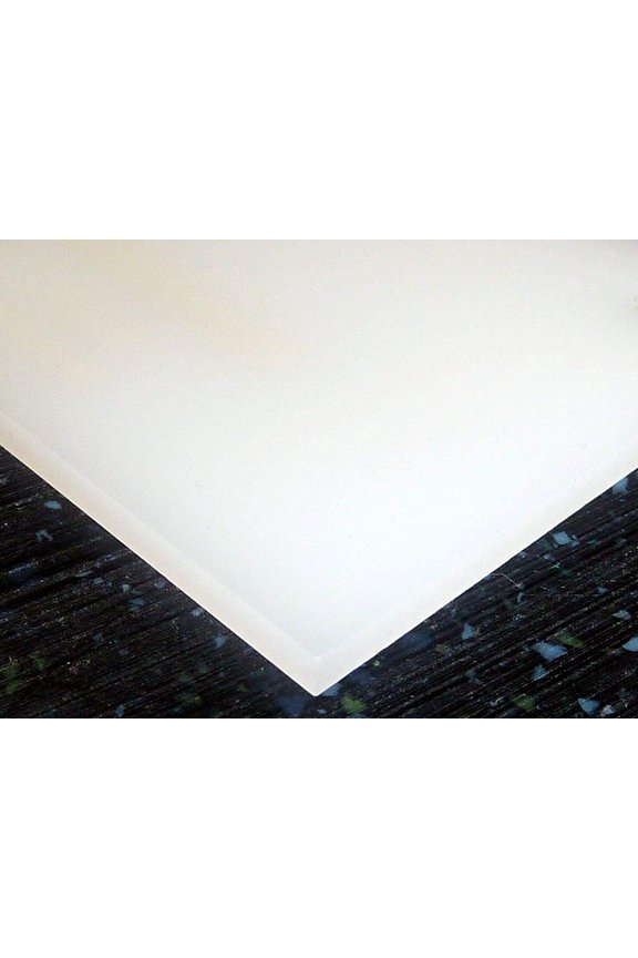 1/4" White Acrylic 12"x12" Sheet Translucent Plexiglass Cast AZM