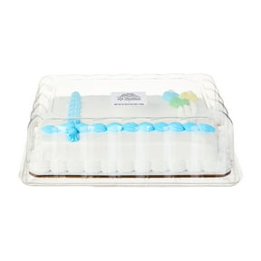 Freshness Guaranteed 1/4 White Sheet Cake with Whipped Icing, 41 oz (Refrigerated Vanilla Cakes)