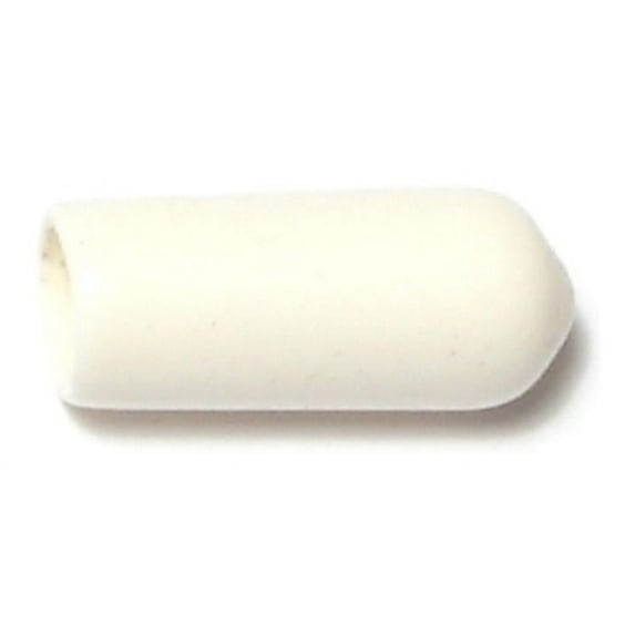 1/4" White Plastic Screw Protectors SPWP-036 (25 pcs.)
