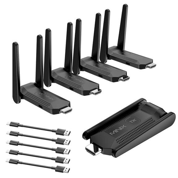 1-4 Wireless Display Dongle  HD 1080P Streaming, 50m Range, Multidevice Simultaneous Connection MINIX NEO B14