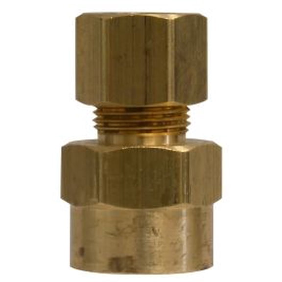 1/4 X 1/8 Comp X FIP Adapt, Compression, Brass Fittings