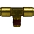 thumbnail image 1 of 1/4 X 1/8 Pi X MIP DOT Branch Teeee, D.O.T. Push In, Brass Fittings, 1 of 1