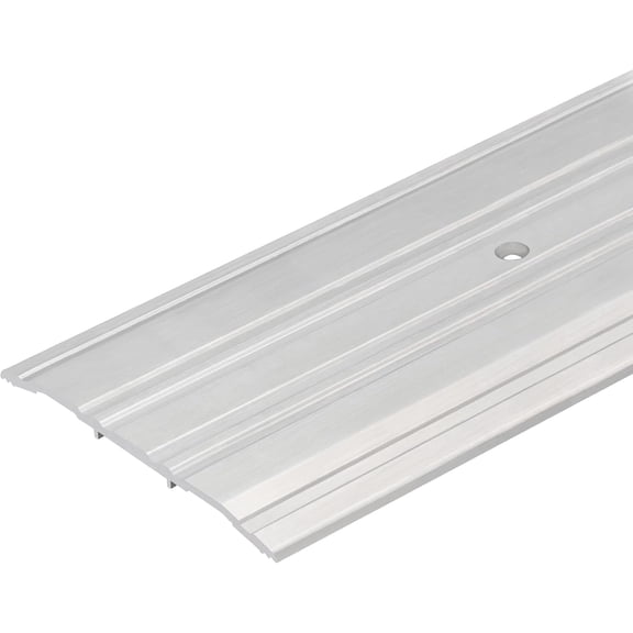 Randall Manufacturing Low Profile Aluminum Threshold for Doorways, Corrugated Floor Transition Strip, 1/4" x 5" x 4"