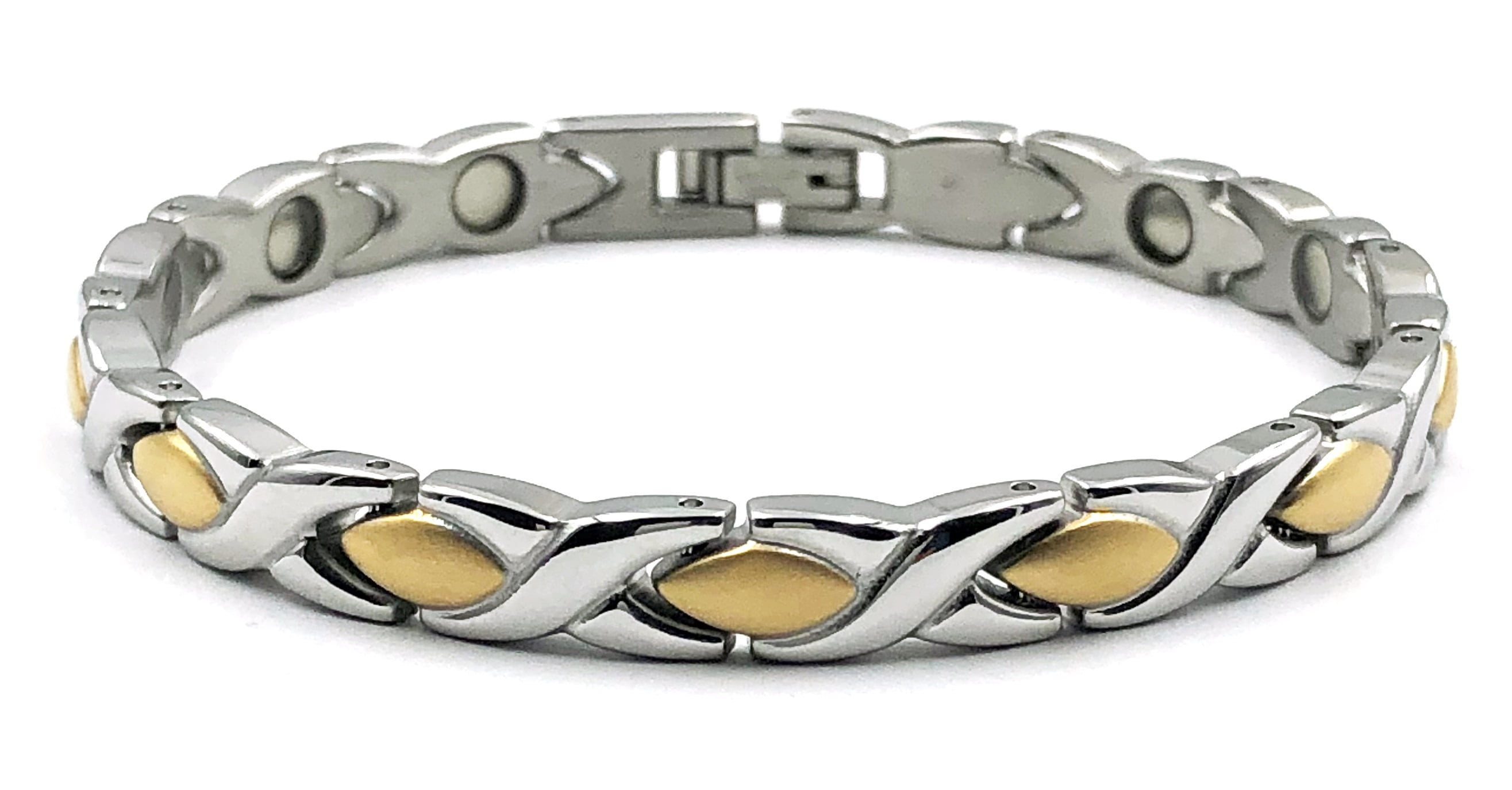 1 4 XOX Women Magnetic Bracelet Stainless Steel Bracelet Magnetic Bracelets for Women Size 7 2 in cba3ad39 532f 4411 9cb5 283cf462969b.1f8efc033f5f3d28174f5a8598acedc4