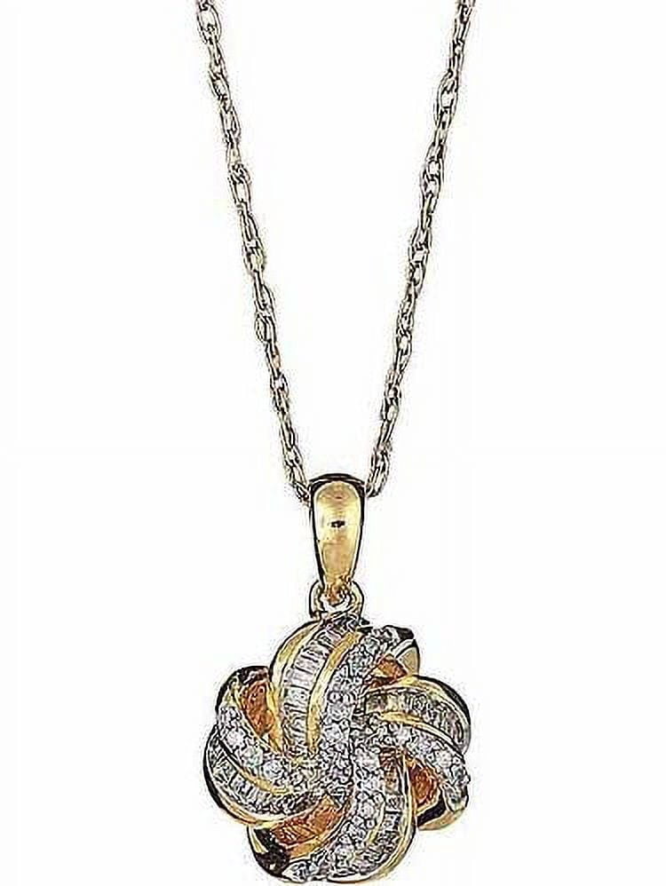1/4-carat T.w. Round White Diamond Sterl