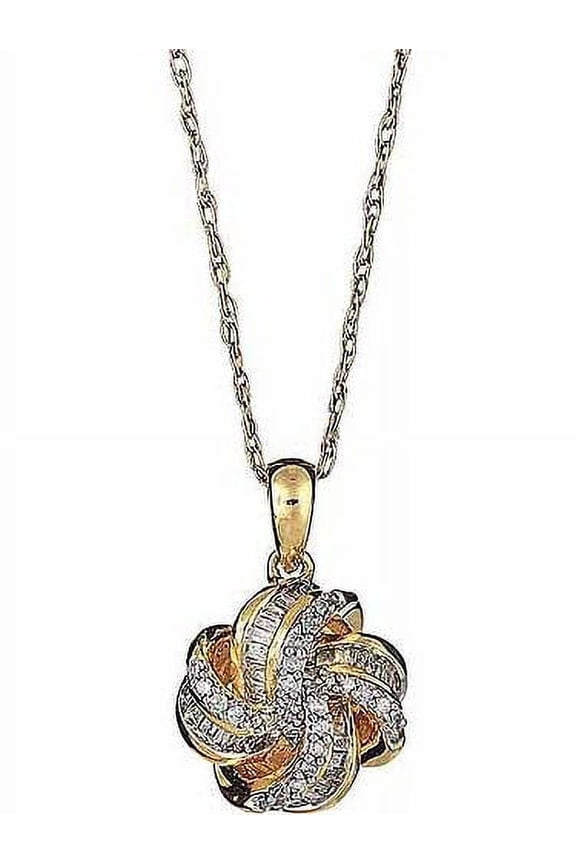 1/4-carat T.w. Round White Diamond Sterl