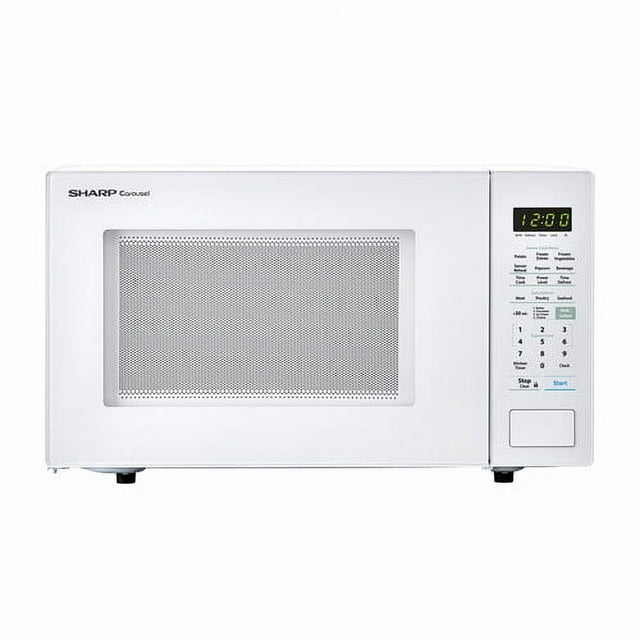 1.4 cu. ft. 1000W Sharp White Countertop Microwave Oven (SMC1441CW)