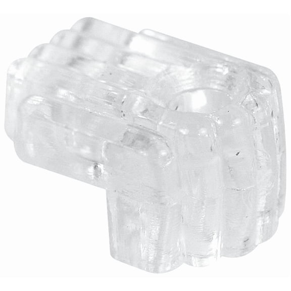 1/4 in., Clear Acrylic Mirror Clip with Screw and Anchor (6-pack)