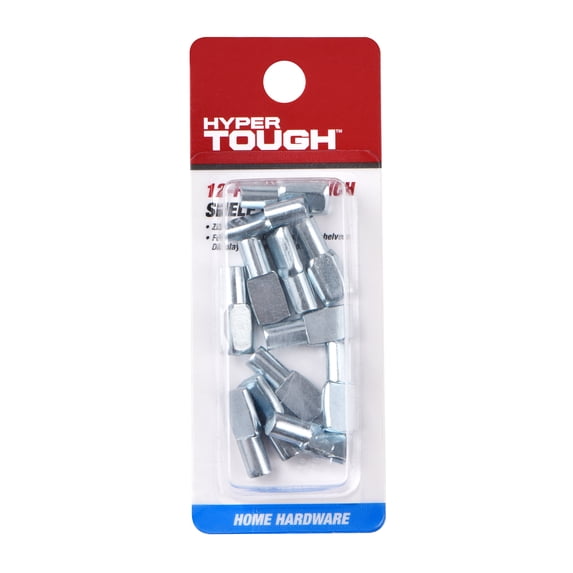 1/4 in.Shelf Pin, Zinc Plated, 12 Pack