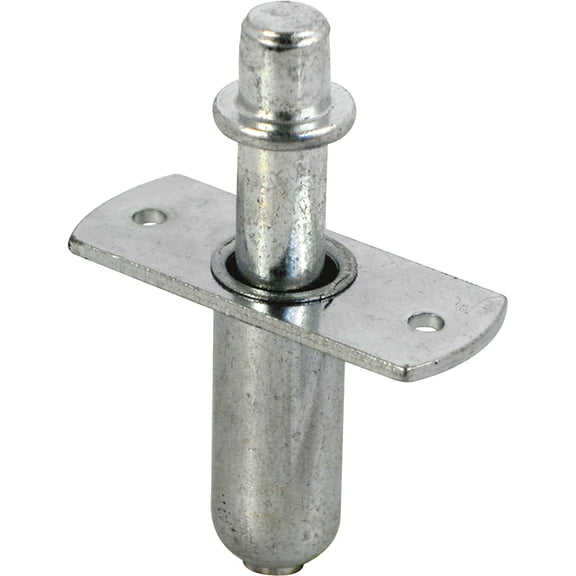 1/4 in. Zinc-Plated Steel Bi-Fold Door Top Pivot Spring-Loaded Nail Down Style (2-pack)