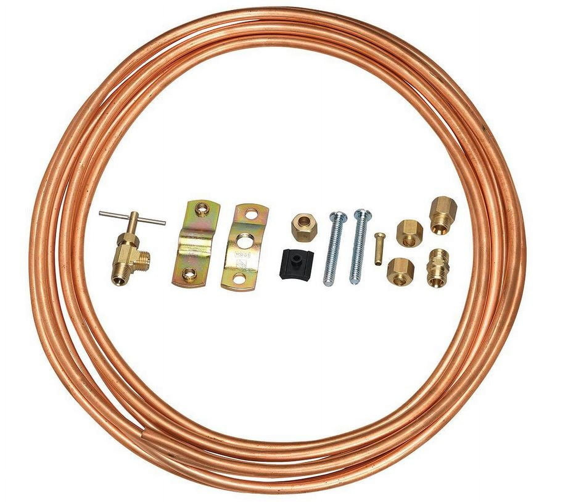 1/4 in. x 15 ft. Copper Icemaker Installation Kit by Everbilt