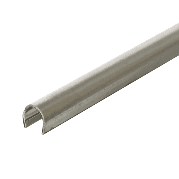 1/4 in. x 48 in. Stainless Steel Sliding Patio Door Repair Track (2-pack)