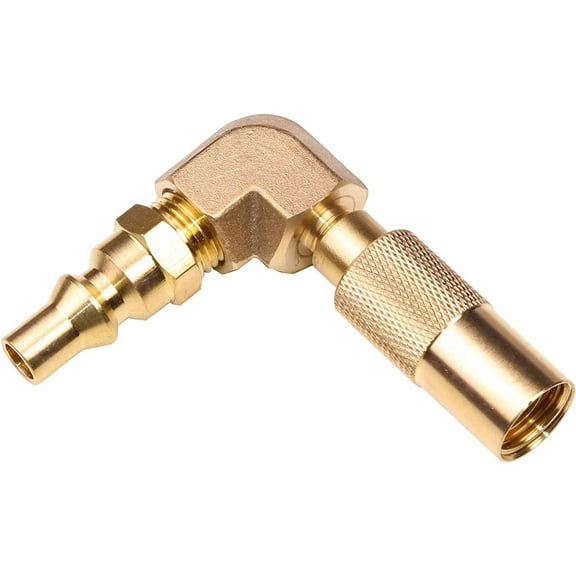 1/4 inch RV Quick Connect Adapter Conversion Fitting Elbow for Blackstone Tabletop Grill - 17 Inch and 22 Inch Portable Gas Griddle