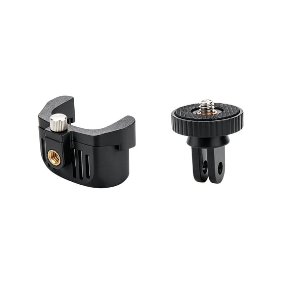 1/4-inch Screw Camera Mount for Insta360 Luna Ultra Pan-tilt Dual-clamp Mounting Adapter