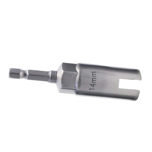 1/4 inch Slot Wing Nuts Drill Bit Hand Tool,Butterfly Wrench for Panel Nuts,Installing Shutters,Screws Eye,C Hook , 80mmx14mm