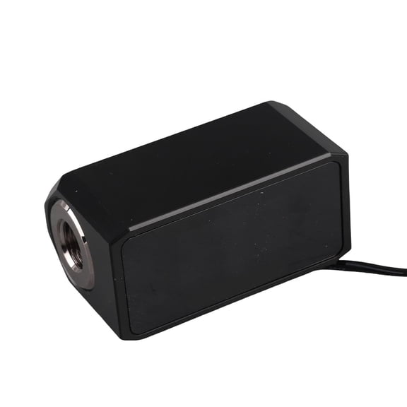 1/4 inch inline water cooling flow meter, temperature/flow/speed display digital cooling liquid flow indicator with alarm, suitable for desktop water cooling systems