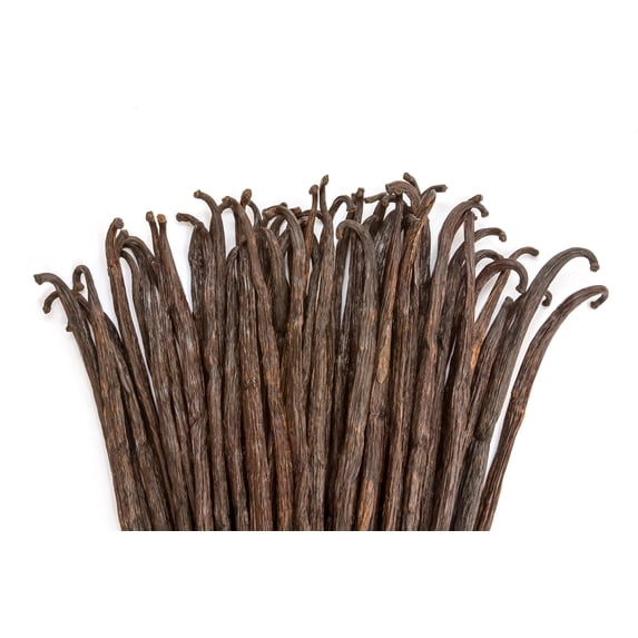 1/4 lb B Vanilla Beans - Whole Extract Grade B Pods for Baking, Homemade Extract, Brewing, Coffee, Cooking - 4 Ounces | (Tahitian)
