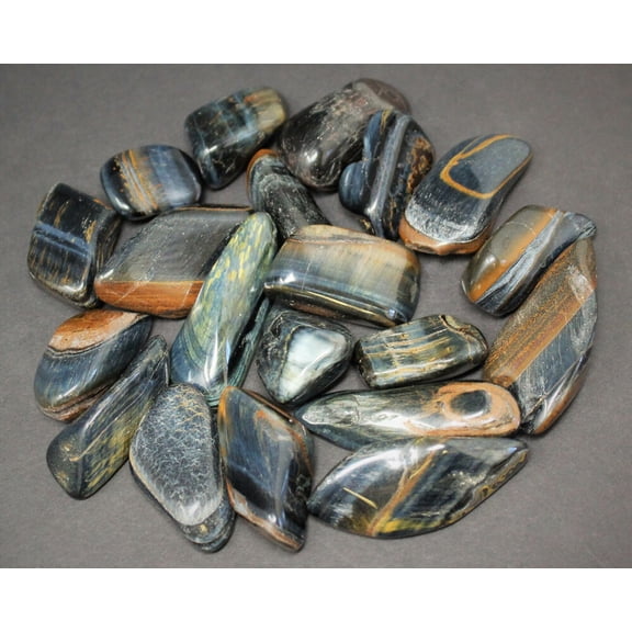 1/4 lb Bulk Lot Blue Tiger Eye Tumbled Stone Crystal Healing Reiki 4 oz
