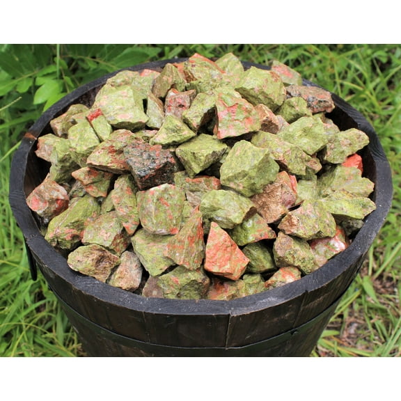1/4 lb Bulk Lot Natural Rough UNAKITE (Raw Gemstone Crystal Rock Tumbling 4 oz)