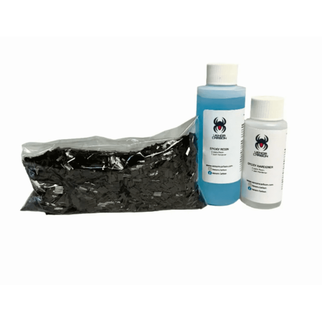 1/4 lb Chopped Carbon Resin Kit