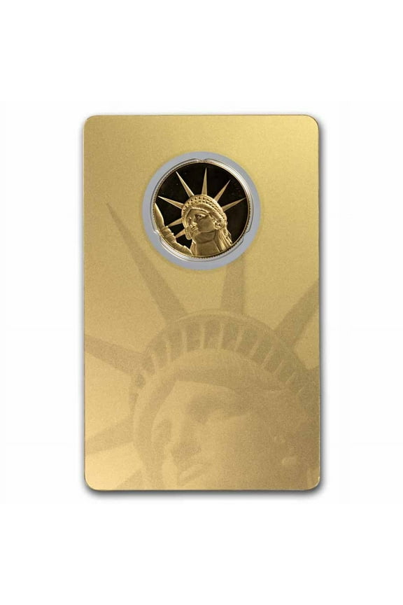 1/4 oz $25 Solomon Islands Proof Gold Lady Liberty (In Assay)