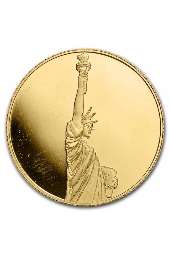 1/4 oz $25 Solomon Islands Proof Gold Lady Liberty (No Capsule)