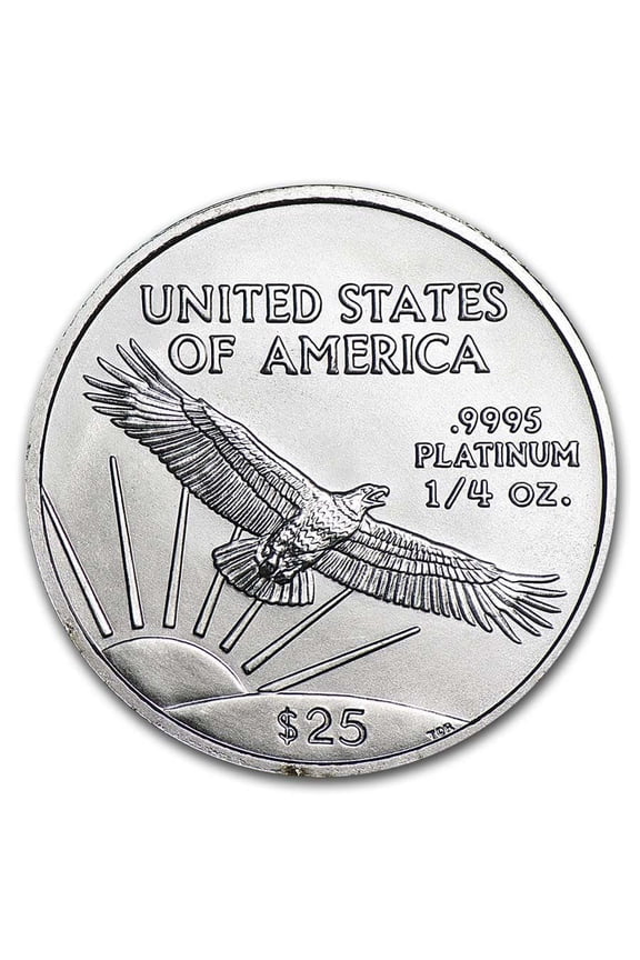 1/4 oz American Platinum Eagle Coin BU (Random Year)