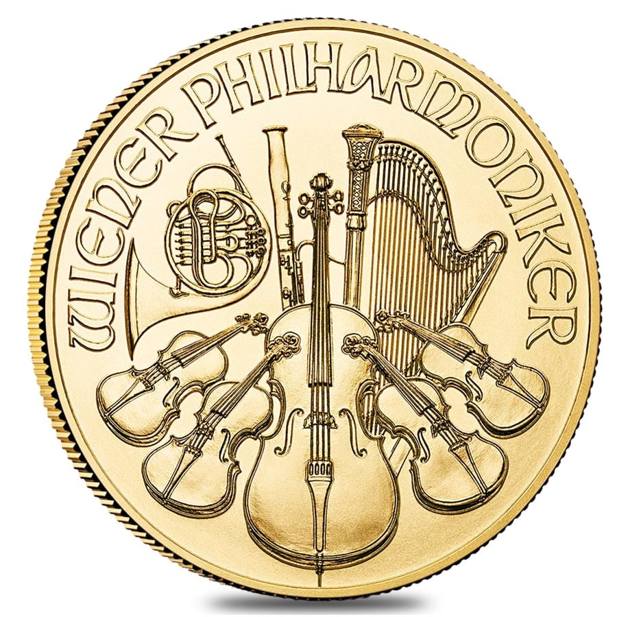 AUSTRIAN MINT 1/4 oz Austrian Gold Philharmonic Coin (Random Year)