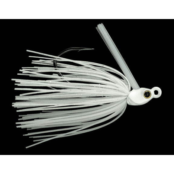 1/4 oz - Hydra HD Jig - Pearl White Flash