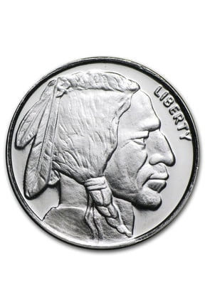 1/4 oz Silver Round - Buffalo