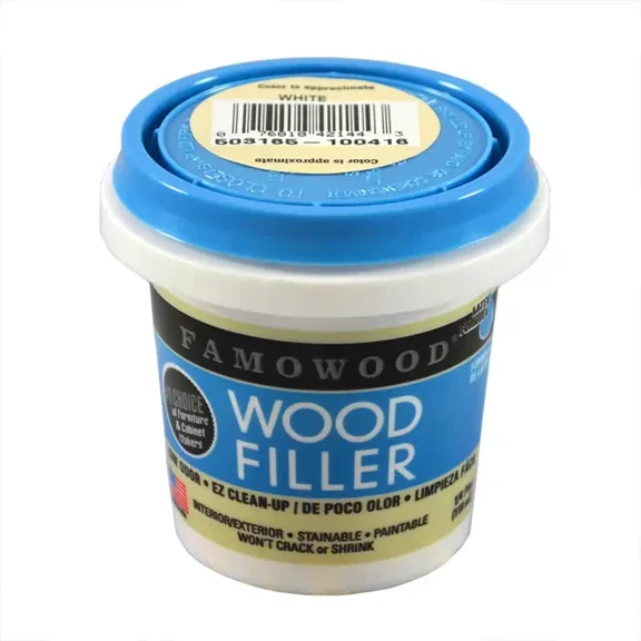 1/4 pt Eclectic Products 40042148 White Pine Famowood Water-Based Latex Wood Filler